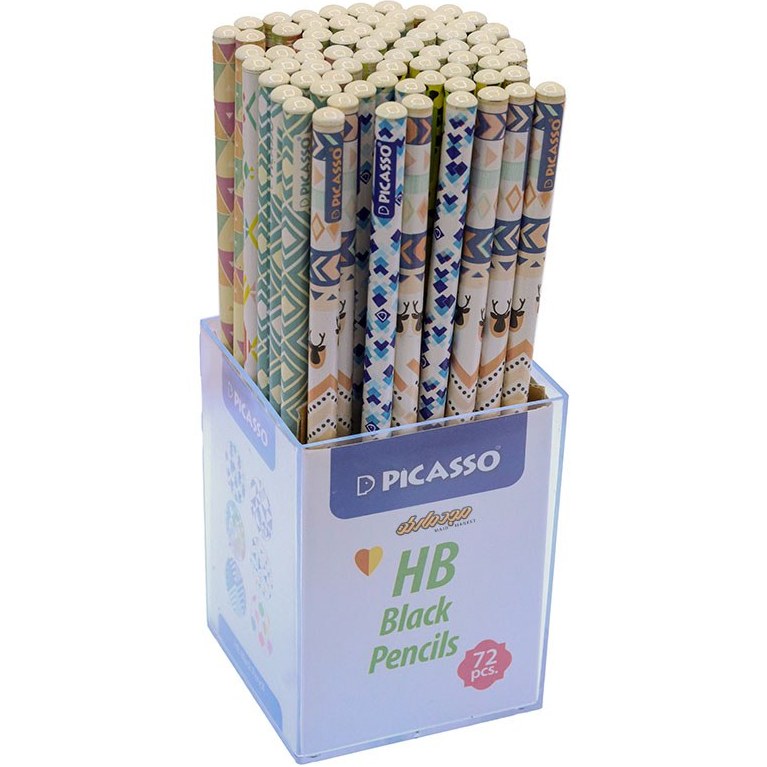 مداد مشکی طرح دار پیکاسو