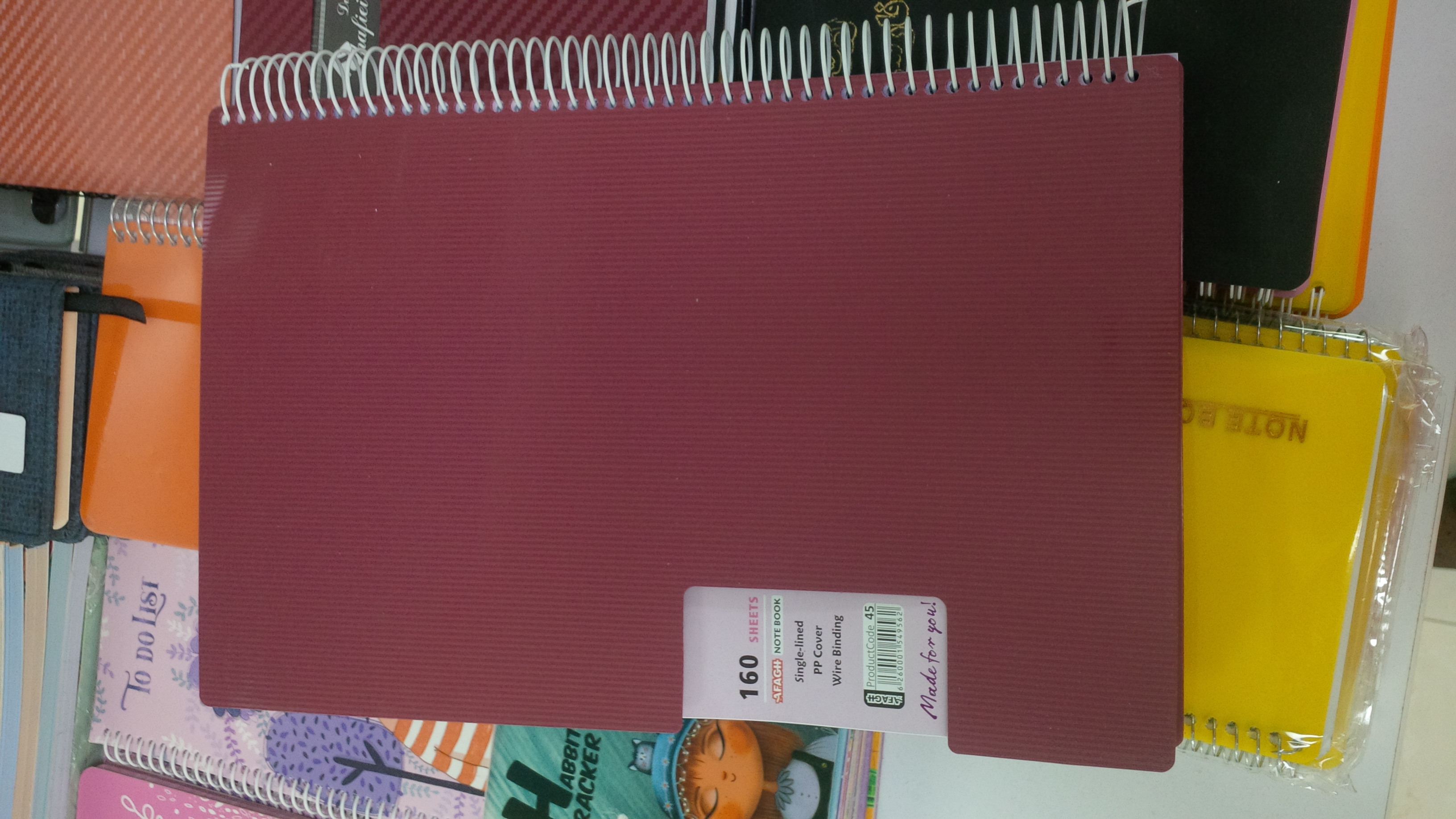 دفتر 160برگ رحلی سیمی آفاق