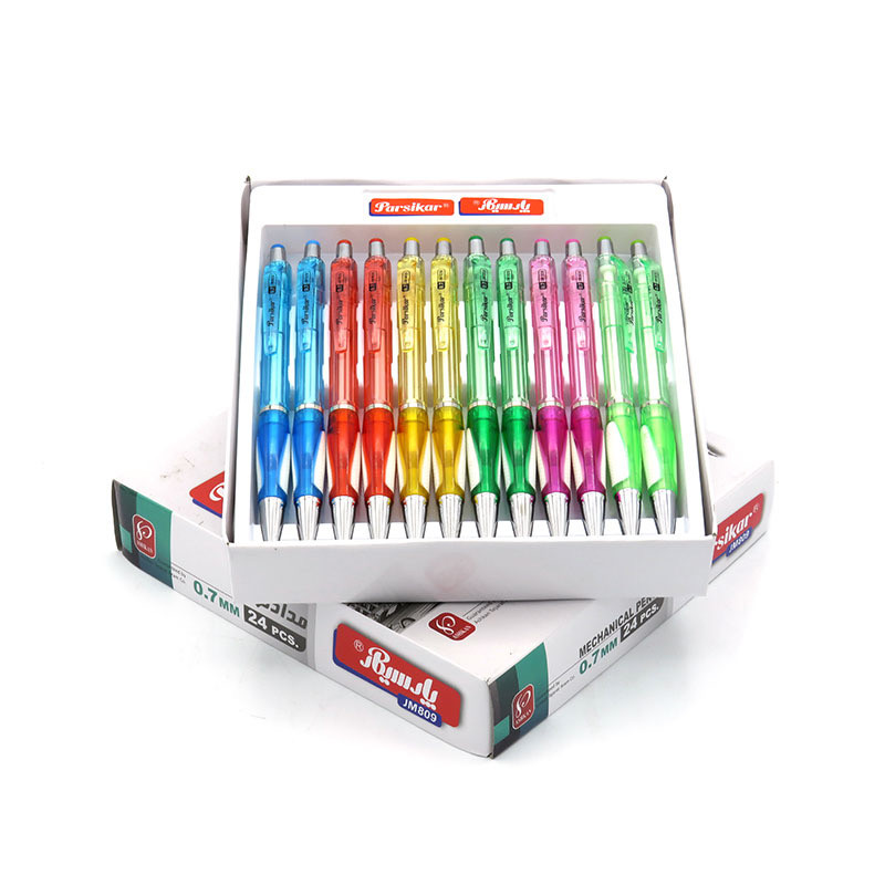 مداد نوکی (اتود) 0.7 بدنه رنگی برند پارسیکار