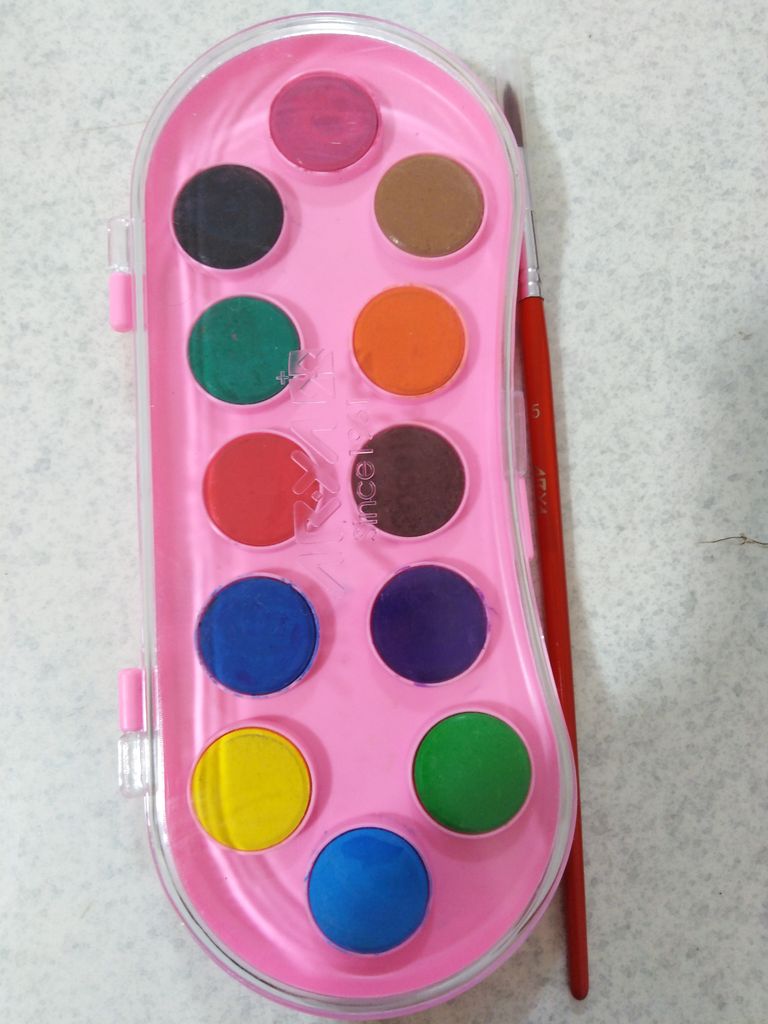 آبرنگ 12 رنگ آریا